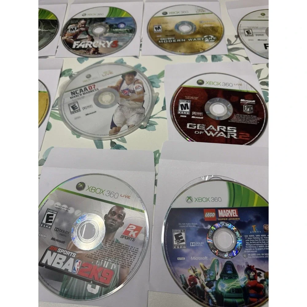 Lot of 14 Xbox 360 Games‎ Sniper Elite Far Cry 3 MW3 Gears of War + More